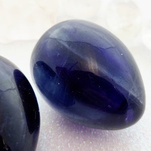 Purple Fluorite Egg