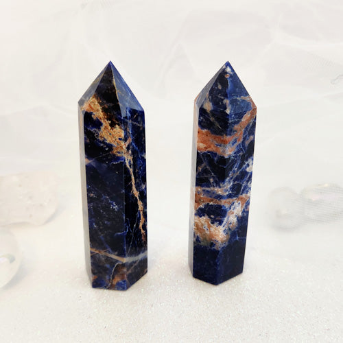 Sodalite Polished Point (assorted. approx. 8.4-8.6x2.4-2.6cm)cm)
