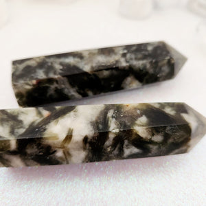 Tourmaline, Mica & Feldspar Polished Point