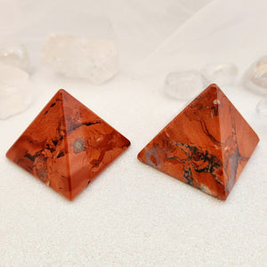 Red Jasper Pyramid