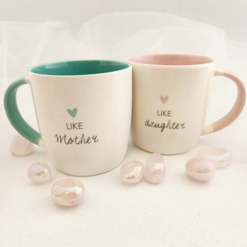 Like Mother Like Daughter 2 Pack Mug Set ( approx 9.5x12.5x9cm each )