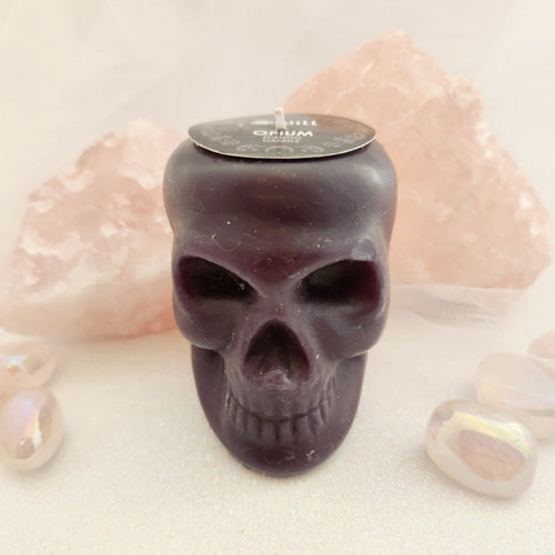 Opium Skull Candle