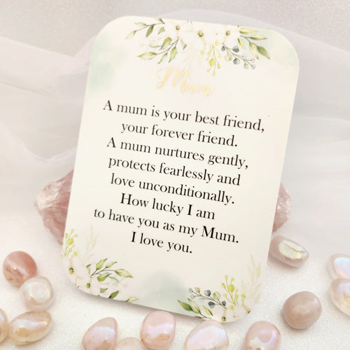 Mum Is Your Best Friend Plaque (approx. 18x13cm)