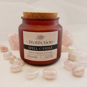 Protection Spell Candle  - Black Pepper Infused