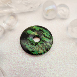 Zoisite Donut Pendant