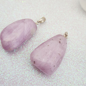 Kunzite Tumbled Pendant