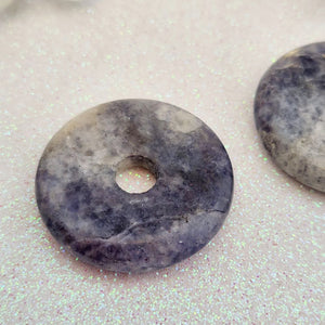 Iolite Donut Pendant