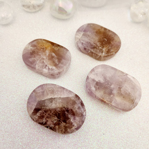 Super Seven Flat Stone (assorted. approx 4.1-4.4x2.9-3cm)