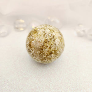 Golden Mica Sphere