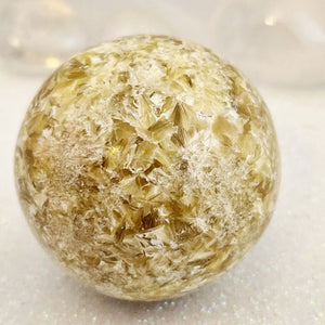 Golden Mica Sphere