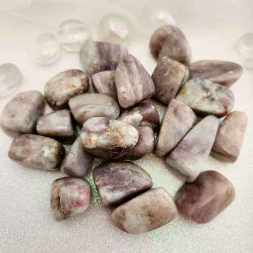 Pink Tourmaline in Quartz Tumble (assorted)