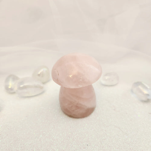 Rose Quartz Mushroom (approx. 5.5x4.5cm)