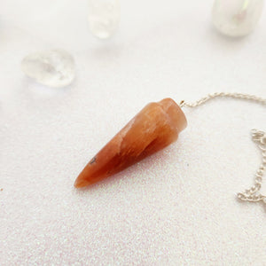 Carnelian Drop Pendulum