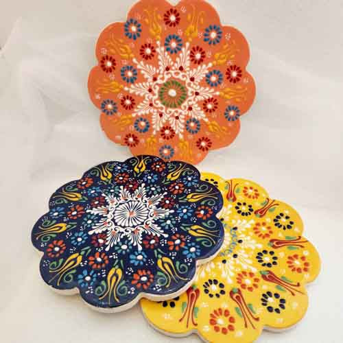 Turkish Hand Painted Trivet (assorted)