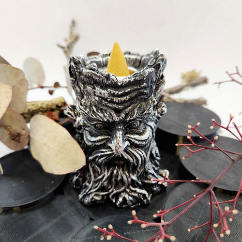 Small Tree Man Back Flow Incense Burner