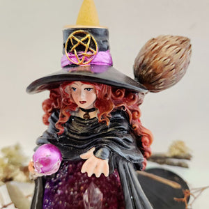 Purple Witch Backflow Incense Burner