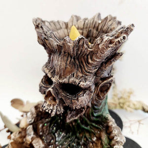 Tree Man Back Flow Burner with LED Eyes