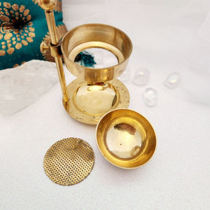 Brass Resin & Incense Cone Burner