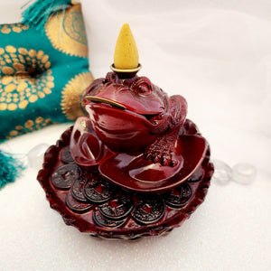 Money Frog Backflow Incense Burner