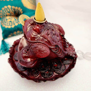 Money Frog Backflow Incense Burner