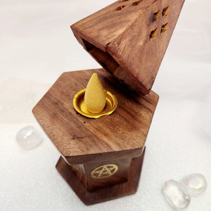 Pentacle Cone Burner with Storage Box