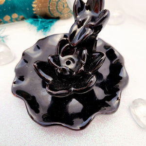 Tiered Lotus Pool Backflow Incense Burner