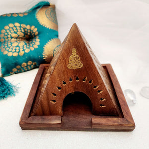 Pyramid With Buddha Stick & Cone Burner