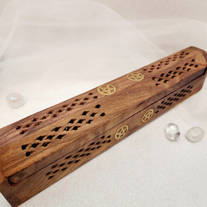 Pentacle Wooden Cone & Incense Burner