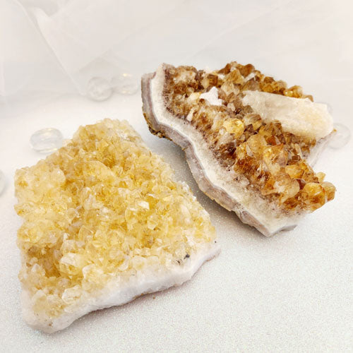 Citrine Cluster (assorted. approx. 13.3-15.1x11-12.7cm)