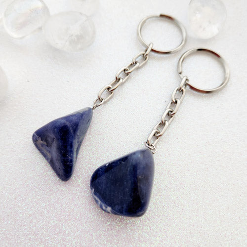 Sodalite Tumbled Keyring (assorted)