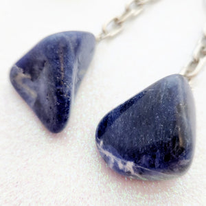 Sodalite Tumbled Keyring