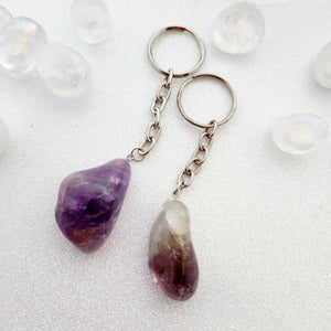 Ametrine Tumbled Keyring