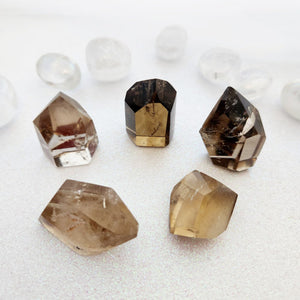 Natural Smoky Citrine Polished Free Form Point