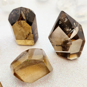 Natural Smoky Citrine Polished Free Form Point