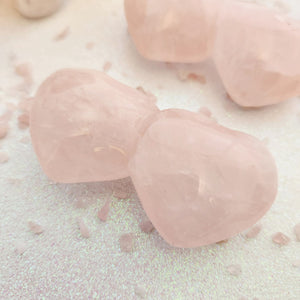 Rose Quartz Twin Flame Hear