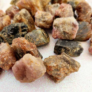 Pink and Green Tourmaline Mix Rough Rock