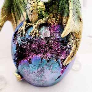 Dragon on Geode with LED