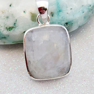 Moonstone Square Pendant