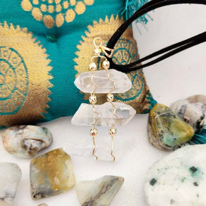 Clear Quartz Stack Pendant