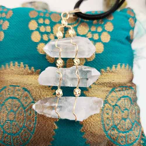 Clear Quartz Stack Pendant – Inspire Me Online