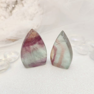 Rainbow Fluorite Flat Flame