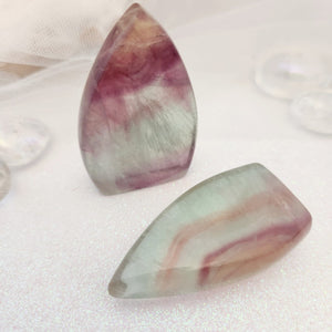 Rainbow Fluorite Flat Flame