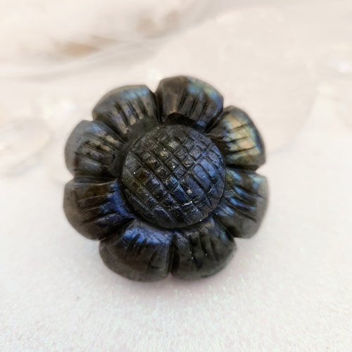 Labradorite Flower (approx. 5.4x5.6cm)