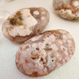 Blossom aka Flower Agate Palm Stone