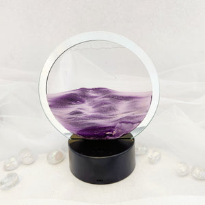 Purple Sand LED Lamp