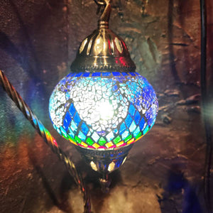 Colourful Swan Neck Turkish Style Mosaic Lamp