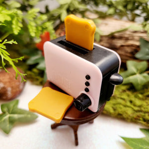 Toaster with Toast for Fairy Garden/Dolls House