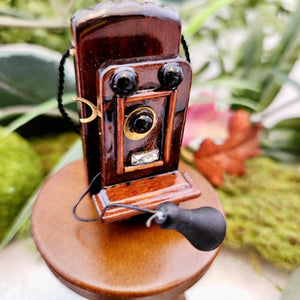 Tiny Antique Wall Phone