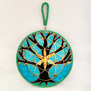 Tree and Flower of Life Hanging Trivet