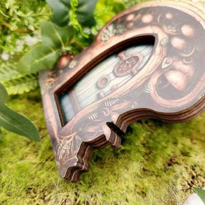 Mushroom Wooden Fairy Door